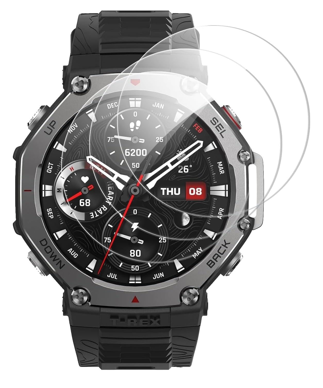 Amazfit T-Rex 3 Tempered Glass Screen Protector